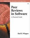 Cover of Peer Reviews in Software: A Practical Guide